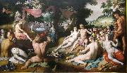 cornelis cornelisz The wedding of Peleus and Thetis oil on canvas